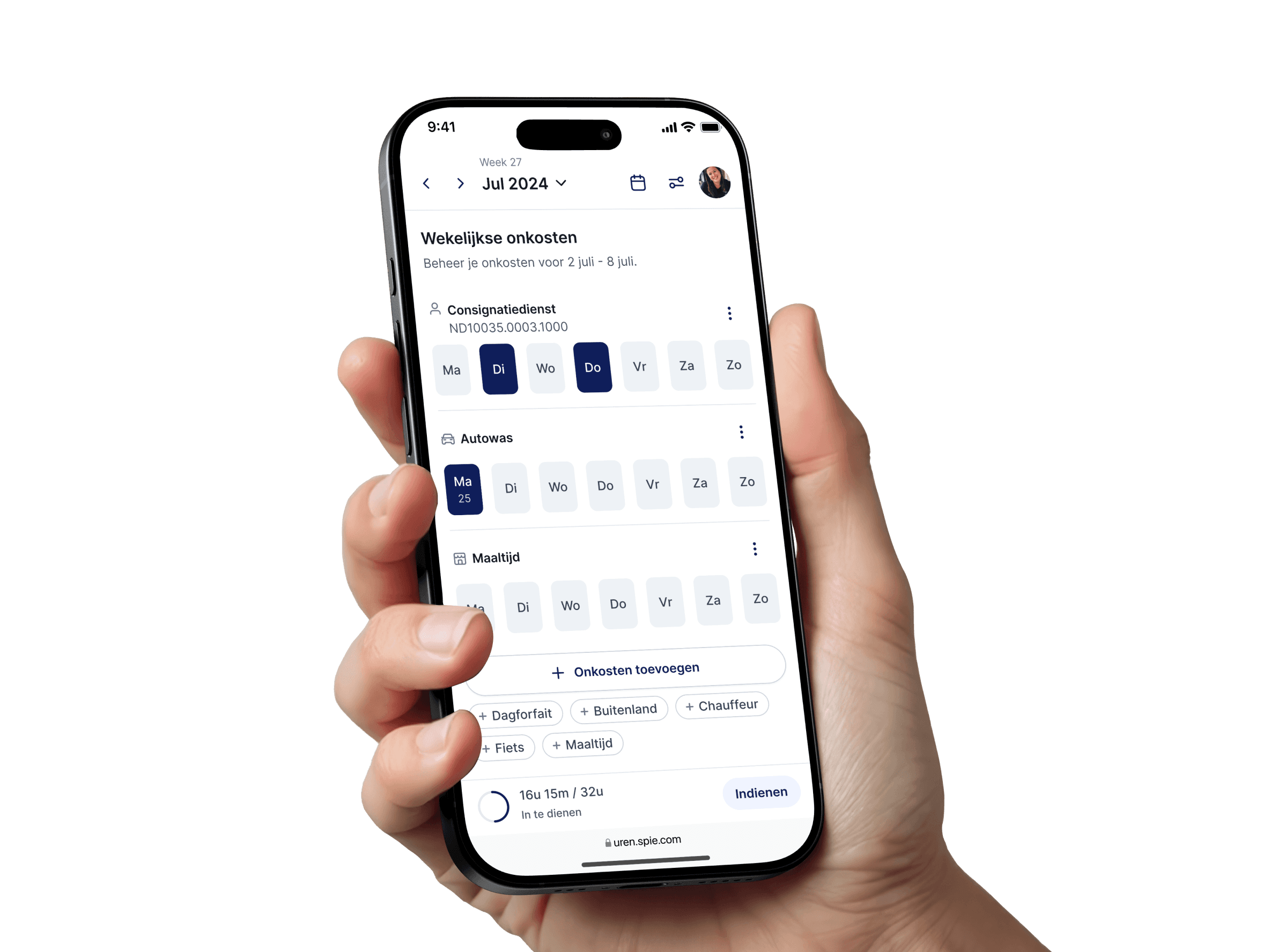 Onkosten multi-select