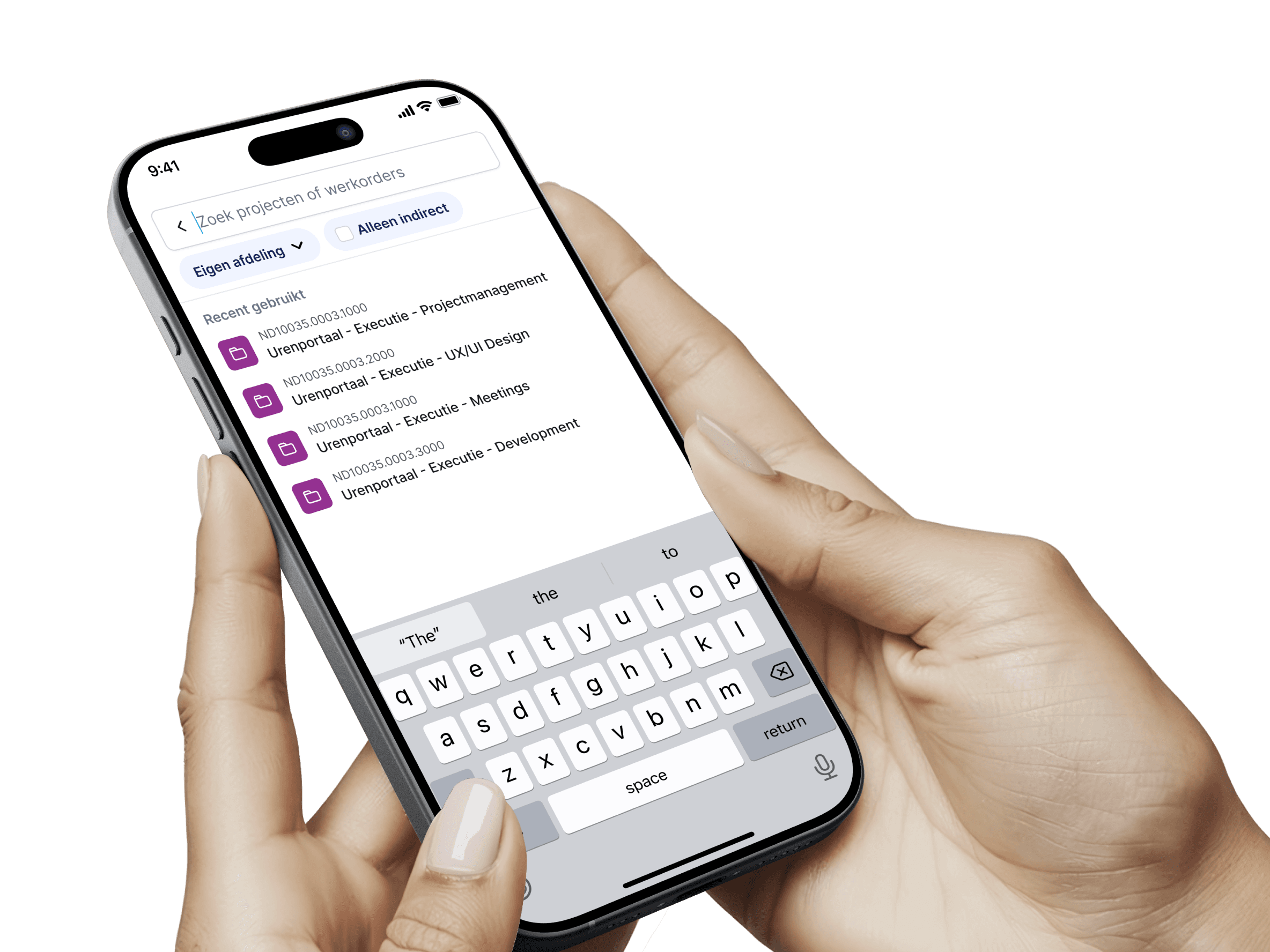 Recente projecten vooraan